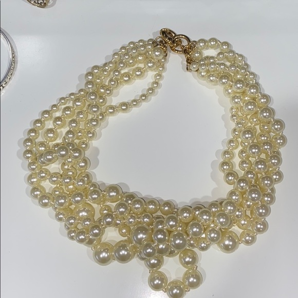 J. Crew Pearl Twisted Hammock Necklace - Picture 3 of 5